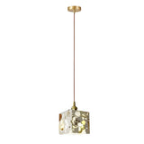 Modern Nordic Terrazzo Cement Pendant Light Concrete LED Chandelier for Kitchen Island and Dining Room