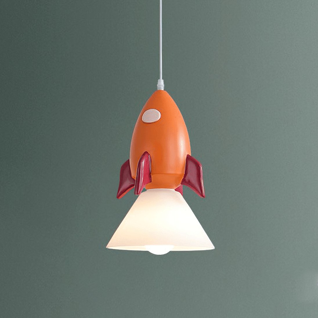 Modern Nordic Toy Figurine Pendant Light for Kids Bedroom and Bedside Decor