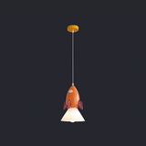 Modern Nordic Toy Figurine Pendant Light for Kids Bedroom and Bedside Decor