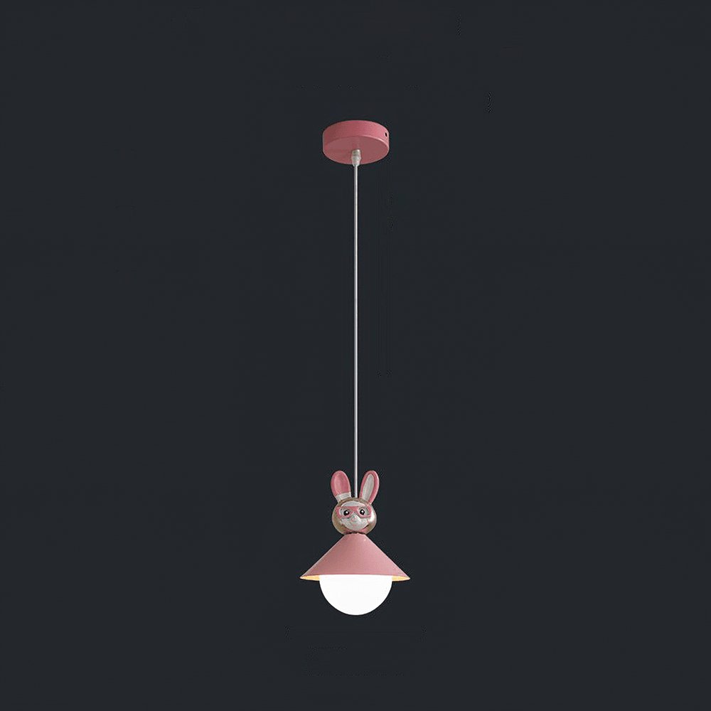 Modern Nordic Toy Figurine Pendant Light for Kids Bedroom and Bedside Decor