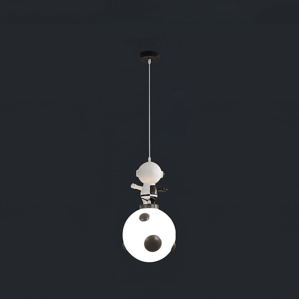 Modern Nordic Toy Figurine Pendant Light for Kids Bedroom and Bedside Decor