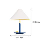 Modern Nordic Triangle Metal Table Lamp with Geometric Shade for Bedroom and Office