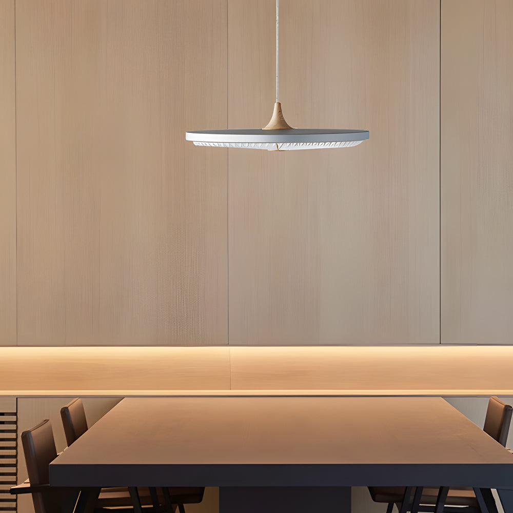 Modern Nordic UFO LED Pendant Light with 3 Color Dimming for Kitchen Island and Dining Room