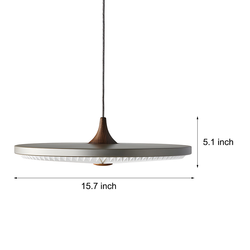 Modern Nordic UFO LED Pendant Light with 3 Color Dimming for Kitchen Island and Dining Room