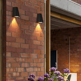 Modern Nordic Waterproof LED Outdoor Wall Light for Porch Courtyard and Balcony