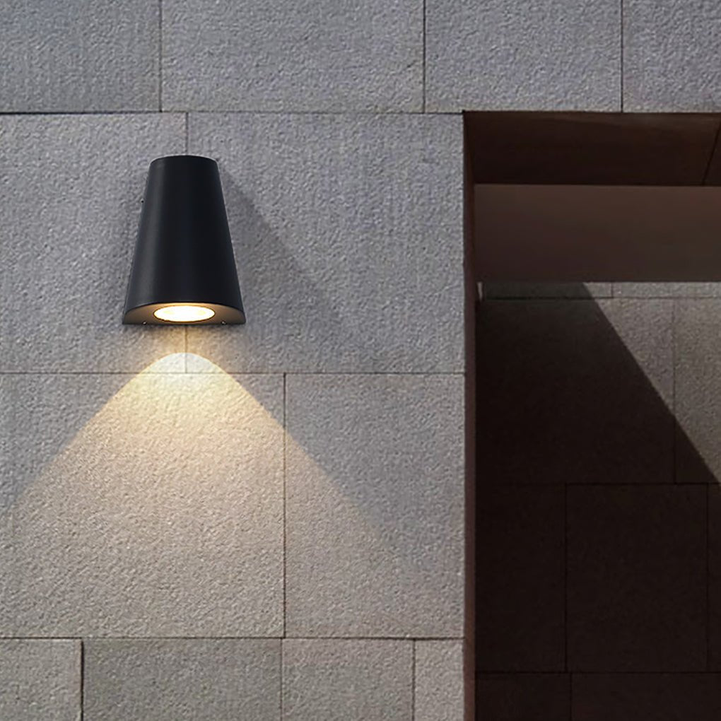 Modern Nordic Waterproof LED Outdoor Wall Light for Porch Courtyard and Balcony