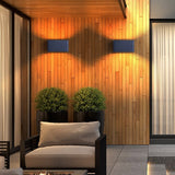 Modern Nordic Waterproof LED Outdoor Wall Sconce Up and Down Light for Garden and Villa