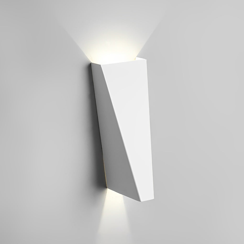 Modern Nordic Waterproof LED Wall Sconce 10W Up and Down Interior Exterior Light Black White