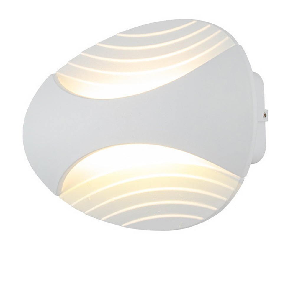 Modern Nordic Waterproof LED Wall Sconce Aluminum Outdoor Garden Minimalist Light