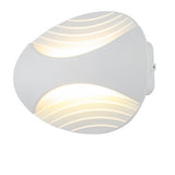Modern Nordic Waterproof LED Wall Sconce Aluminum Outdoor Garden Minimalist Light