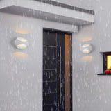 Modern Nordic Waterproof LED Wall Sconce Aluminum Outdoor Garden Minimalist Light