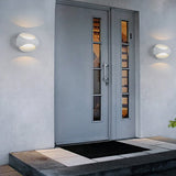 Modern Nordic Waterproof LED Wall Sconce Aluminum Outdoor Garden Minimalist Light