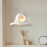 Modern Nordic Wide Brim Hat Ceiling Light Fixture Minimalist Hanging Pendant Lamp
