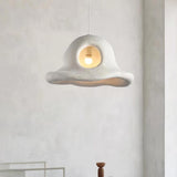 Modern Nordic Wide Brim Hat Ceiling Light Fixture Minimalist Hanging Pendant Lamp