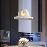 Modern Nordic Wide Brim Hat Ceiling Light Fixture Minimalist Hanging Pendant Lamp