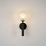 Modern Nordica Glass Bracket Wall Lamp Elegant Nordic Design Brass Indoor Sconce