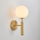 Modern Nordica Glass Bracket Wall Lamp Elegant Nordic Design Brass Indoor Sconce