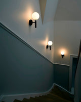 Modern Nordica Glass Bracket Wall Lamp Elegant Nordic Design Brass Indoor Sconce