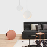 Modern North Circular Geometric Pendant Light Iron GU10 LED Ceiling Fixture