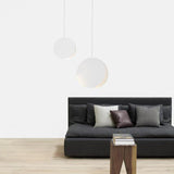 Modern North Circular Geometric Pendant Light Iron GU10 LED Ceiling Fixture