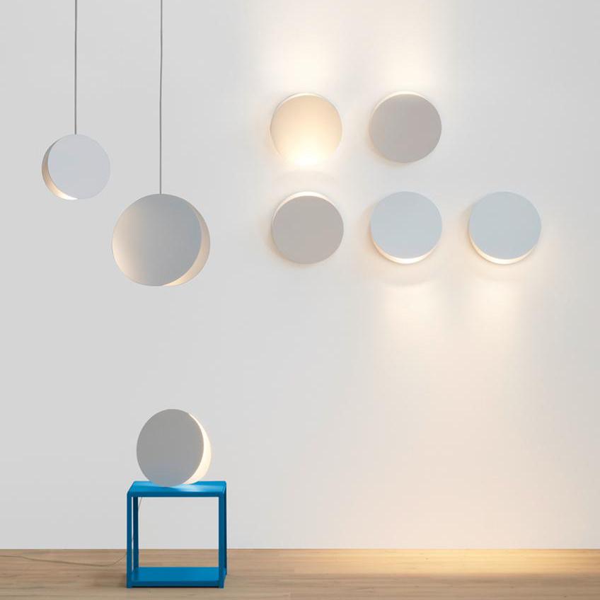 Modern North Circular Geometric Pendant Light Iron GU10 LED Ceiling Fixture