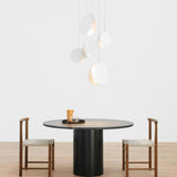 Modern North Circular Geometric Pendant Light Iron GU10 LED Ceiling Fixture