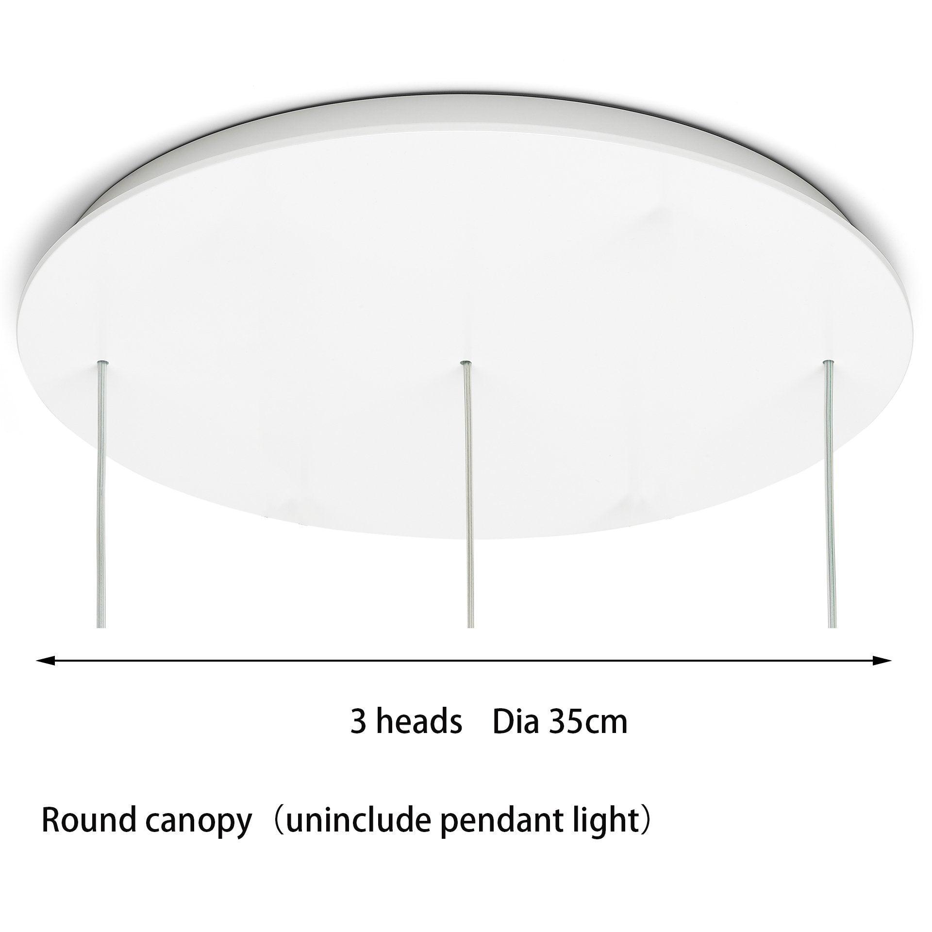 Modern North Circular Geometric Pendant Light Iron GU10 LED Ceiling Fixture