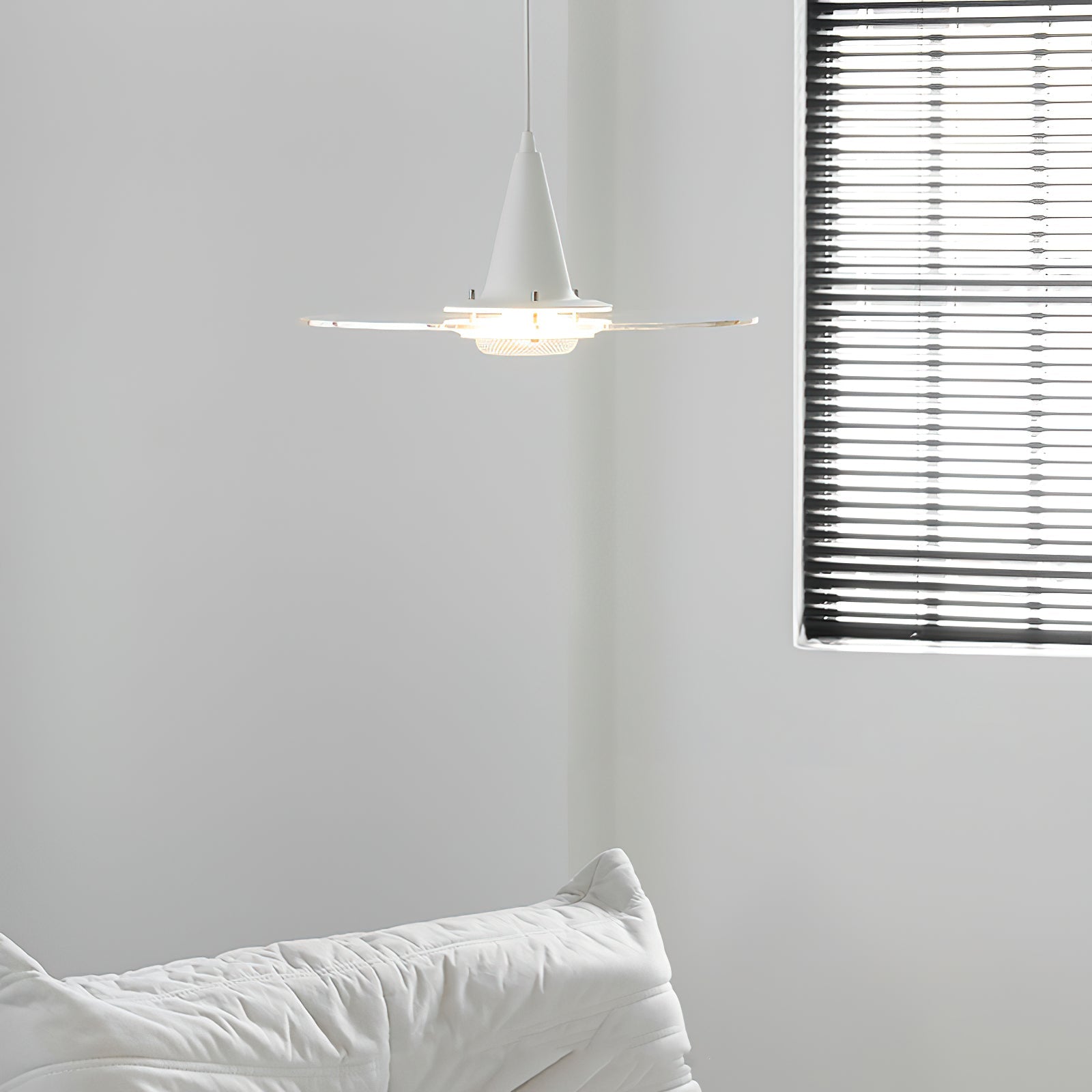 Modern Nova Glass Disc Pendant Light Chrome Industrial Ceiling Hanging Lamp