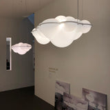 Modern Nuvola Cloud Shaped Pendant Light with White PE Shade for Minimalist Indoor Decor