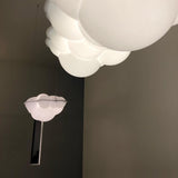 Modern Nuvola Cloud Shaped Pendant Light with White PE Shade for Minimalist Indoor Decor