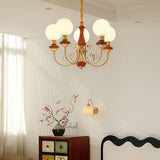 Modern Onyx Glass Pendant Light Metal Chandelier for Dining Room Living Space