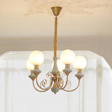 Modern Onyx Glass Pendant Light Metal Chandelier for Dining Room Living Space