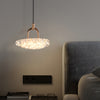 Modern Optical Acrylic LED Pendant Light with 3 Color Step Dimming for Dining Room and Bedroom