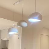 Modern Organic Cloud Chandelier with Rough Texture HDPE Shades and Adjustable Cables