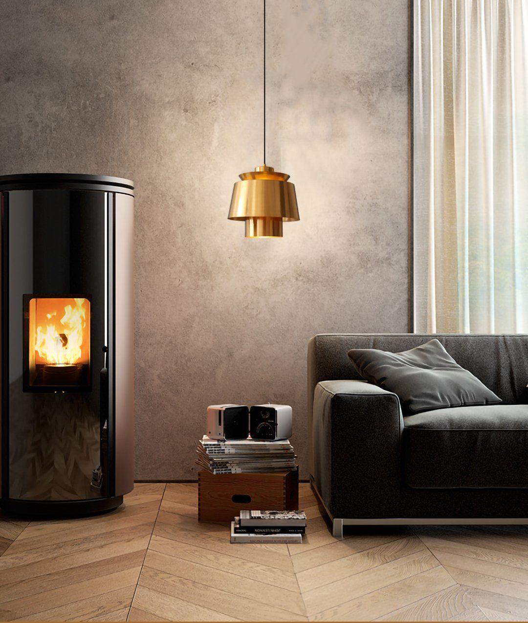 Modern Orion Metal Spinning Pendant Light with Industrial Metallic Finish for Indoor Spaces