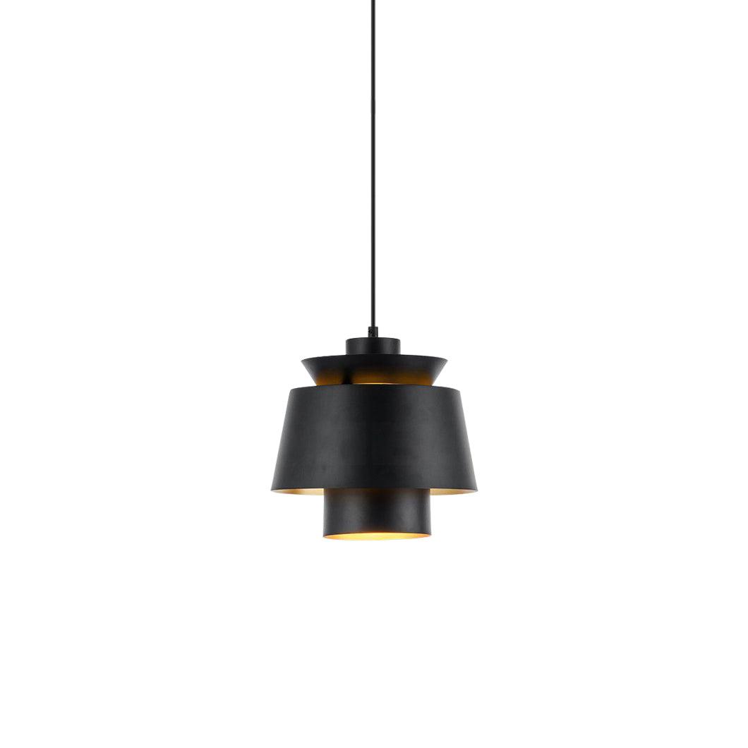 Modern Orion Metal Spinning Pendant Light with Industrial Metallic Finish for Indoor Spaces