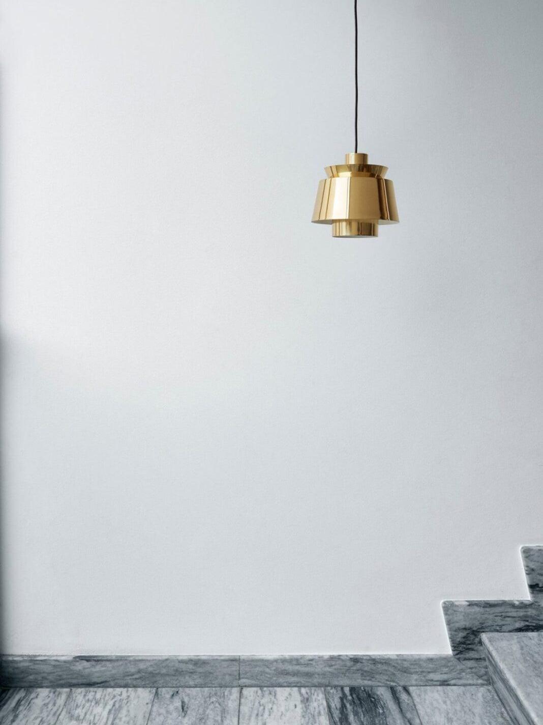 Modern Orion Metal Spinning Pendant Light with Industrial Metallic Finish for Indoor Spaces