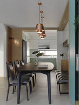 Modern Orion Metal Spinning Pendant Light with Industrial Metallic Finish for Indoor Spaces