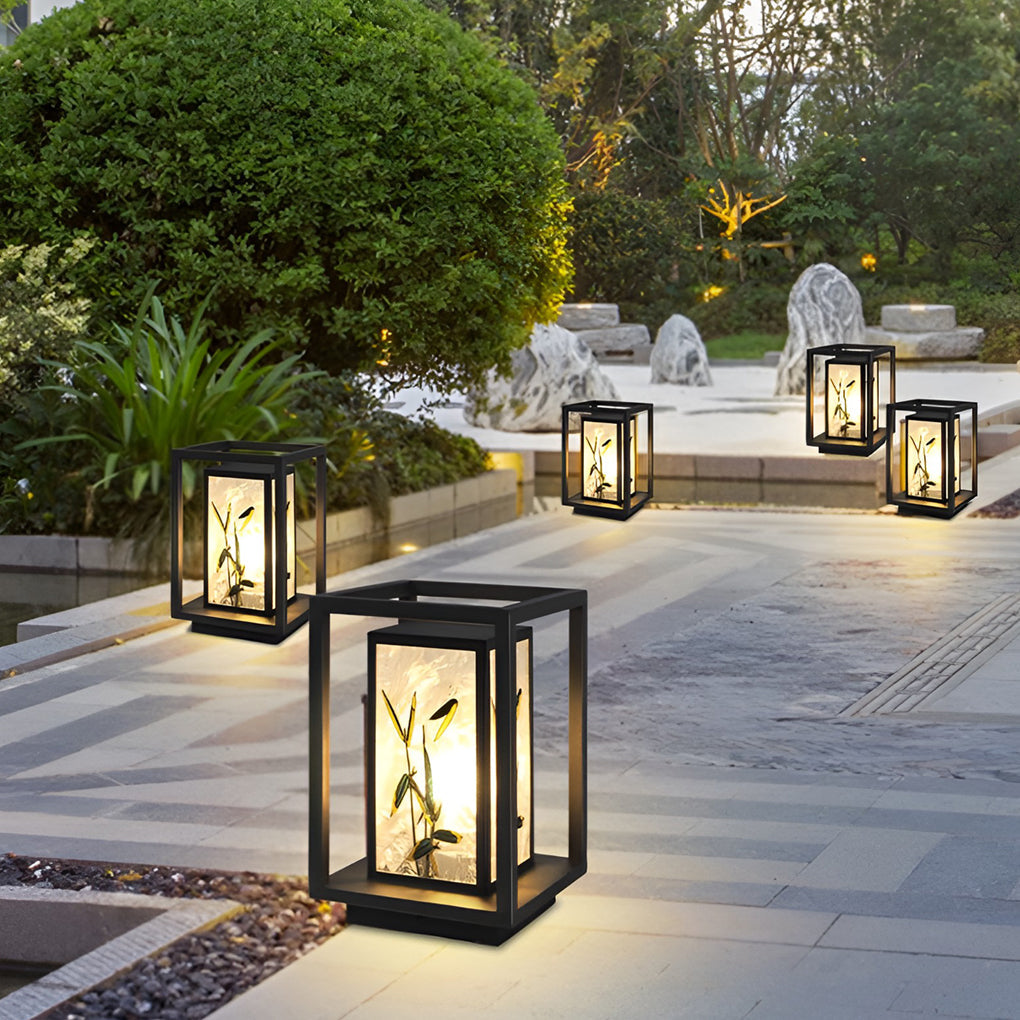 Modern Outdoor Landscape Path Lights IP55 Waterproof Deck Post Pillar Lantern Lighting