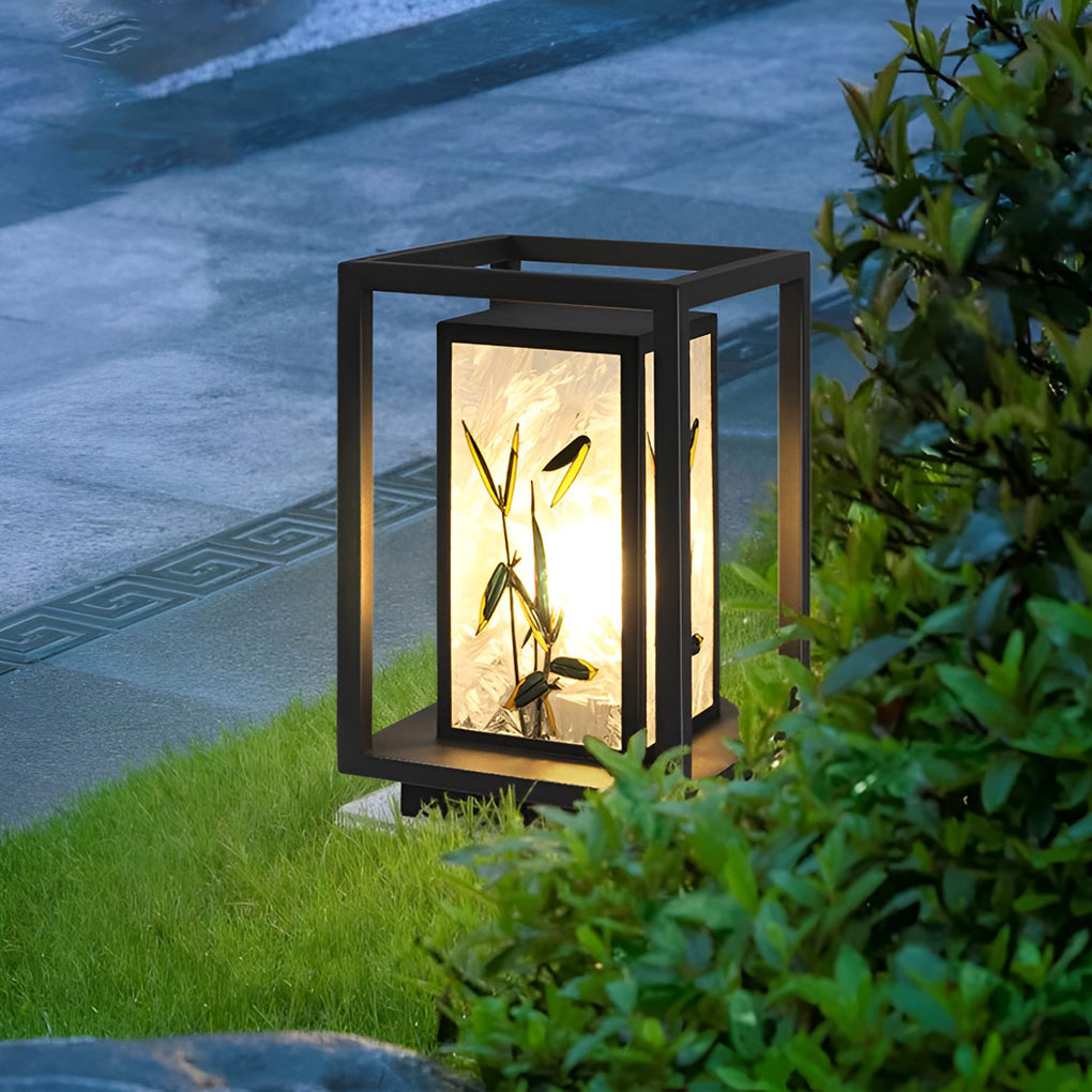 Modern Outdoor Landscape Path Lights IP55 Waterproof Deck Post Pillar Lantern Lighting