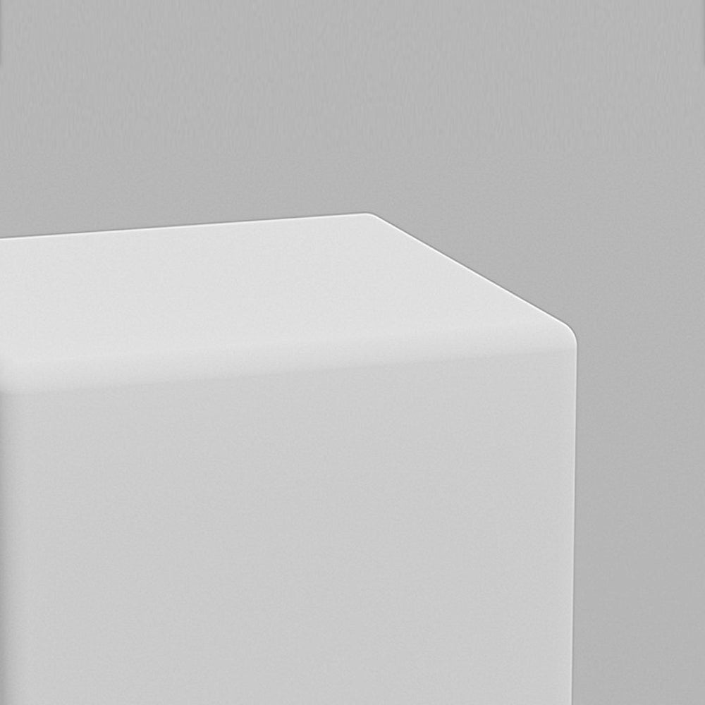 Modern Outdoor LED Cube Light Waterproof Solar and USB Rechargeable Floor Lamp for Garden Path