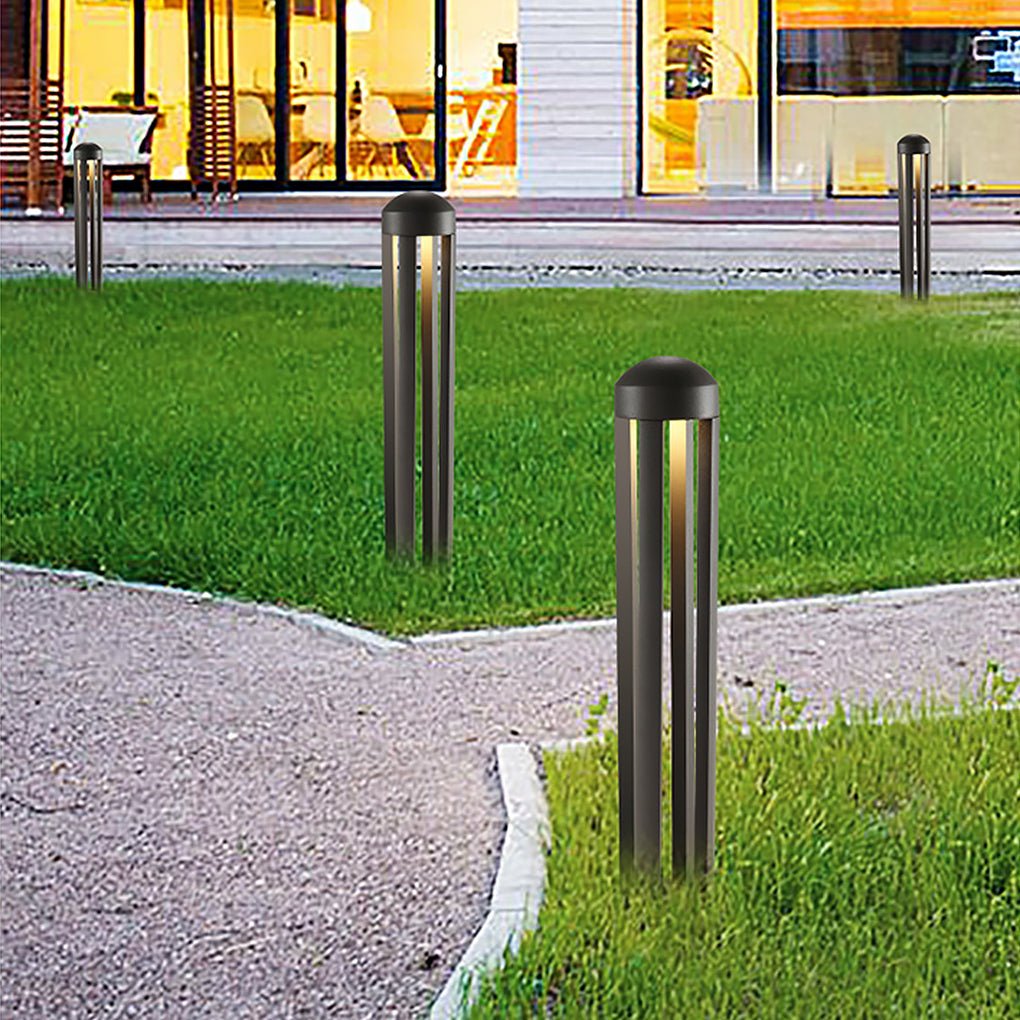 Modern Outdoor LED Landscape Post Light for Courtyard Pathways and Garden Lawns
