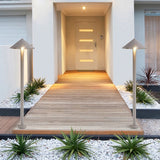 Modern Outdoor LED Post Light Waterproof Aluminum Landscape Pillar Lamp for Garden Path