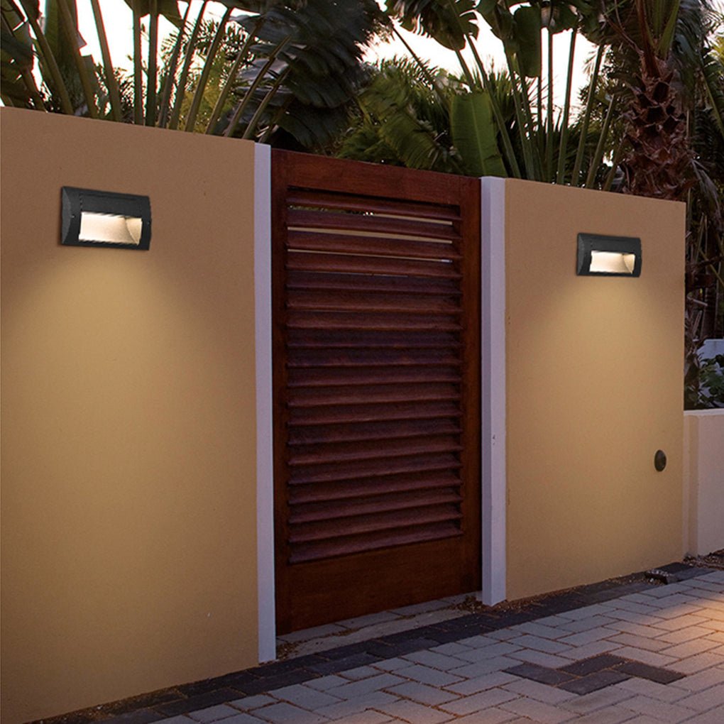 Modern Outdoor LED Stair Light IP65 Waterproof Recessed Step Lamp for Pathway Corridor and Patio