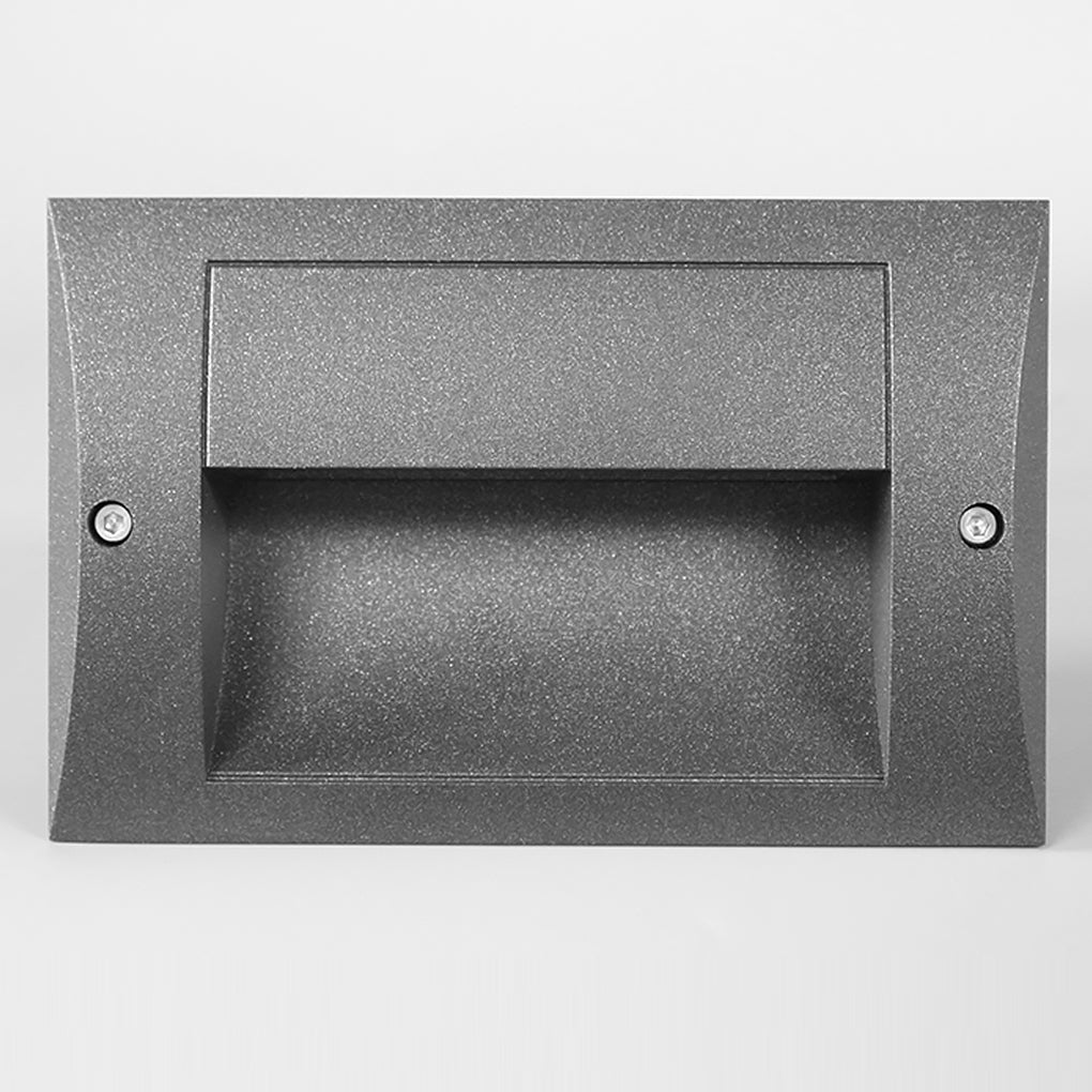 Modern Outdoor LED Stair Light IP65 Waterproof Recessed Step Lamp for Pathway Corridor and Patio