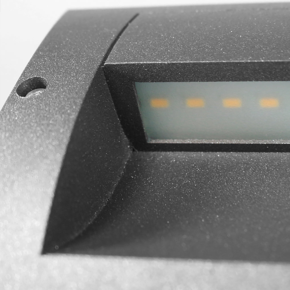Modern Outdoor LED Stair Light IP65 Waterproof Recessed Step Lamp for Pathway Corridor and Patio