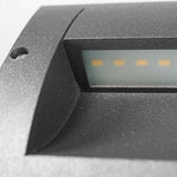 Modern Outdoor LED Stair Light IP65 Waterproof Recessed Step Lamp for Pathway Corridor and Patio