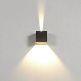 Modern Outdoor LED Wall Sconce Up and Down Light IP65 Waterproof Aluminum Exterior Lamp for Porch and Garden