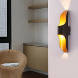 Modern Outdoor LED Wall Sconce Waterproof Up and Down Exterior House Light