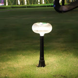 Modern Outdoor Solar Bollard Light LED Pathway Post Lamp for Garden Lawn Decoration